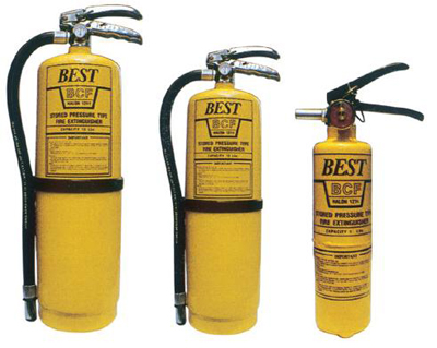 เครื่องดับเพลิงชนิดสารเหลวระเหย(B.C.F.HALON 1211)