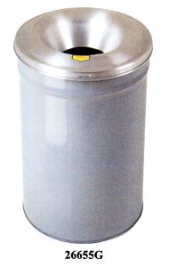ถังขยะ Grey Cease-Fire Waste Receptacles